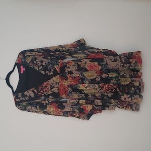 Betsey Johnson Bell Sleeve Flare Dress